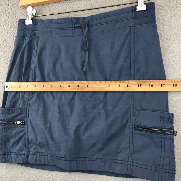 Women's ATHLETA Blue Athletic Activewear Skort W/ Waist Tie & Side Pockets Sz 8 - Picture 5 of 9